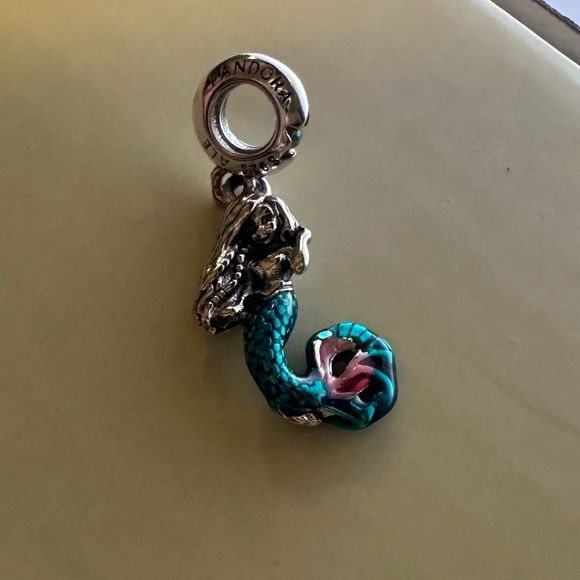 NWOT Pandora x Disney Little Mermaid Ariel Dangle Charm - 792695C01 - Picture 6 of 16